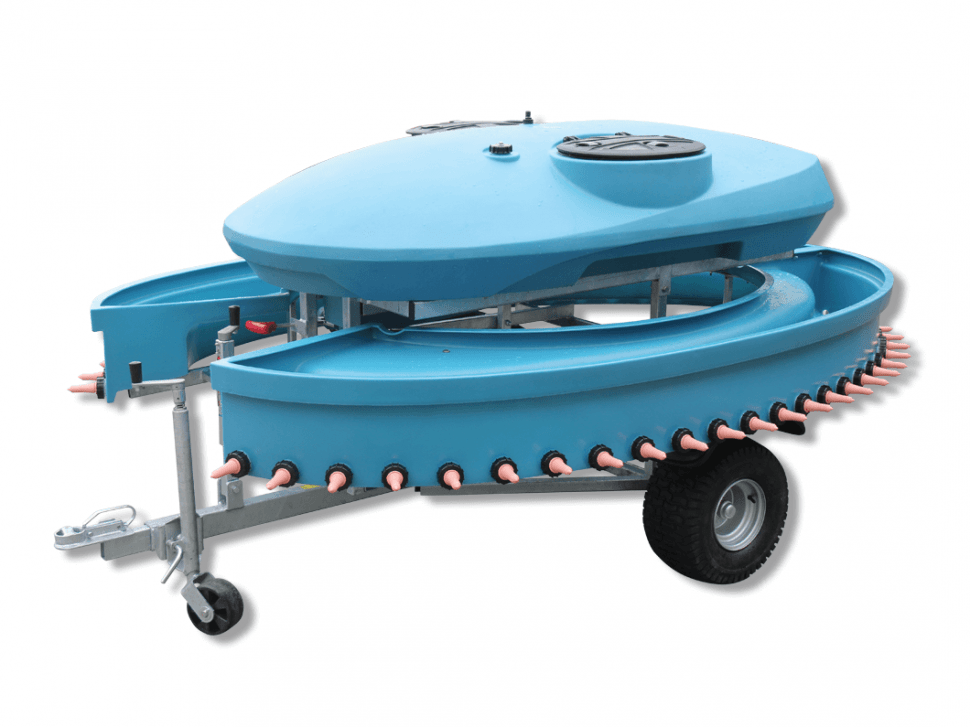 Open Trough Inlet Stallion Trailed Open Trough 500 Ltr Feeder - Pasturetec