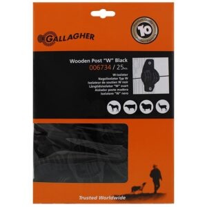Gallagher W-insulator / Claw (black, pack of 25) - Image 4