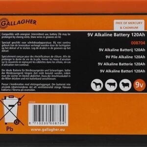Gallagher Powerpack Alkaline Battery 9V 120AH - Image 2