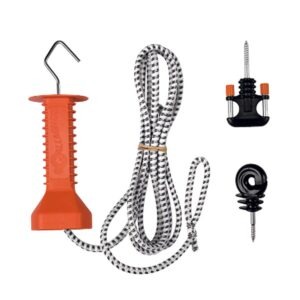 Gallagher Rope Gate Set White (elastic bungee)