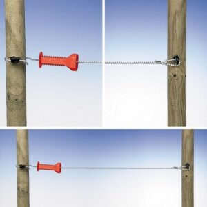 Gallagher Rope Gate Set White (elastic bungee) - Image 2