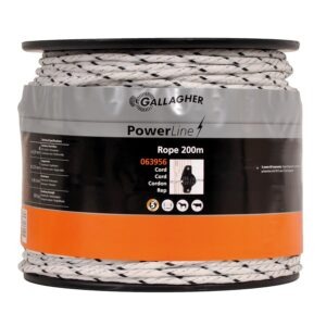 Gallagher PowerLine Rope (white, 200 metre)