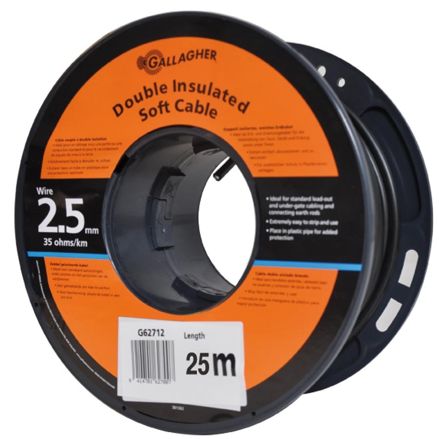 Wire Guide Gallagher Gallagher Lead Out Cable 1.6mm & 2.5mm 10mtr - 400Mtr - Pasturetec