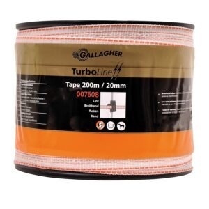 TurboLine tape 20mm (white, 200 metres)