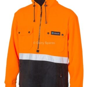 Betacraft Technifleece Bush Shirt - Forest Green / High Vis - Image 3