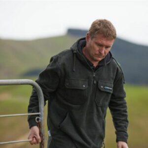 Betacraft Technifleece Bush Shirt - Forest Green / High Vis - Image 4