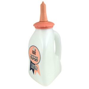 Peach Teat Feeder Bottle With Handle - 2Ltr