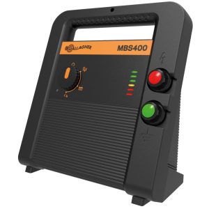 Gallagher MB400 Mains Battery Solar Energiser + Free Volt Meter