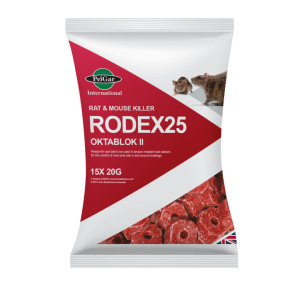 Pelgar Rodex 25 Octablok - Amateur Use 15 x 20g Blocks