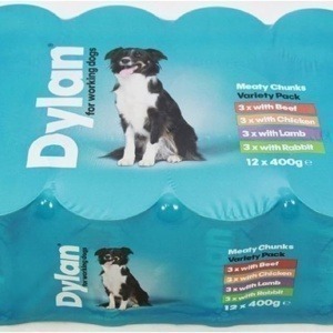 Dylan Working Wet Dog Food Tins 12 x 400g