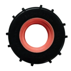 Stallion Threaded Peach Teat Cap / Adapter