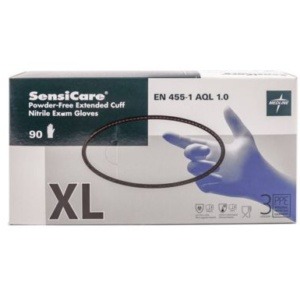SensiCare® Extended Cuff Nitrile Exam Gloves - Box of 100 - Image 5