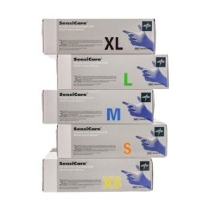 SensiCare® Extended Cuff Nitrile Exam Gloves - Box of 100