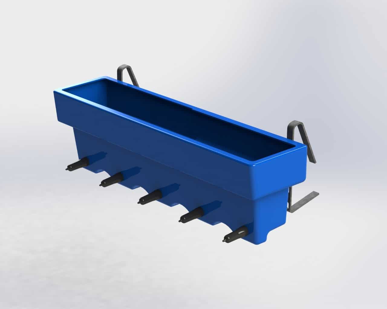 Troaught Stockman 5 Teat Open Trought Calf Feeder - Pasturetec