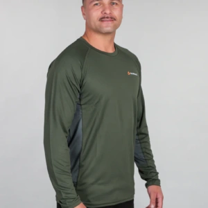 Bushbuck Apex Crew Baselayer Bayleaf Green - Image 3