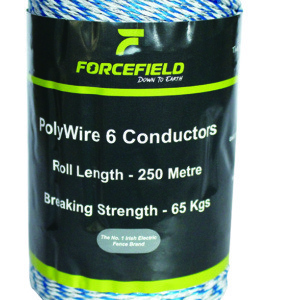 Forcefield 250mtr 6 strand polywire