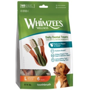 Whimzees Dogs Daily Dental Toothbrush Pack