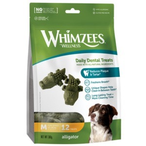 Whimzees Alligator Medium - 12 Pack
