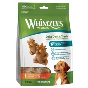 Whimzees Hedgehog Large Dogs - 6 Pack