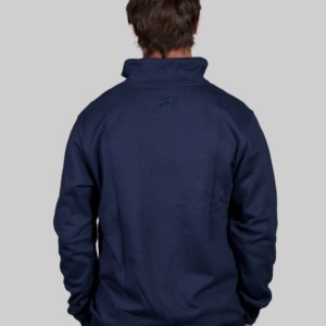 Bushbuck Lifestyle Quarter Zip Sweatshirt - Navy - Image 7